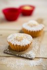 Lemon muffins on table — Stock Photo