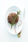 Roasted Medallion of beef fillet — Stock Photo