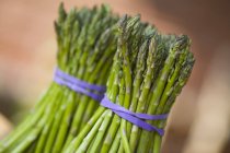 Bunches of green asparagus — Stock Photo