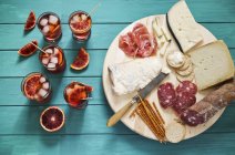 Italian appetiser platter — Stock Photo
