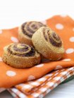 Baked Cinnamon buns — Stock Photo