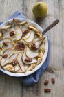 Puff pastry tart with pears — Stock Photo