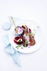 Pork chops with vinaigrette — Stock Photo