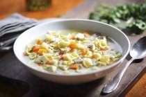 Chicken noodle soup — Stock Photo