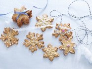 Biscuits aux amandes de Noël — Photo de stock