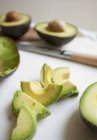 Fresh sliced Avocado — Stock Photo