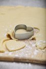 Shortbread pastry hearts — Stock Photo