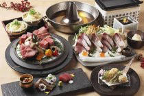 Party platter with tempura — Stock Photo