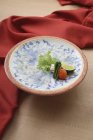 Puffer fish sashimi in bowl — Stock Photo