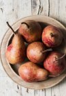 Red ripe pears — Stock Photo