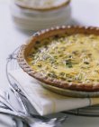 Fennel quiche with cheese — Stock Photo