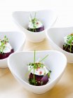 Beetroot with cream cheese — Stock Photo