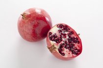 Fresh Pomegranate with half — Stock Photo