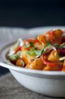 Potato curry with chili peppers — Stock Photo