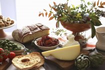 Apulian arrangement of cheese — Stock Photo