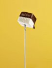 Chocolate dipped marshmallow — Stock Photo