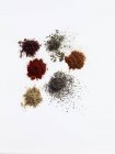 Six different spices — Stock Photo