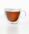 Chai chá em copo de vidro — Fotografia de Stock