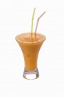 Crème glacée abricot shake — Photo de stock
