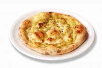 Baked cheese pizza — Stock Photo