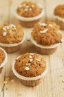 Wholemeal apple muffins — Stock Photo