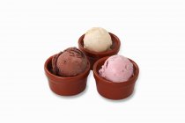 Diverses boules de crème glacée — Photo de stock