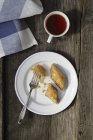 Baklava und eine Tasse Tee — Stockfoto
