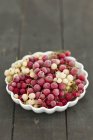 Ribes bianco e ribes rosso congelati — Foto stock