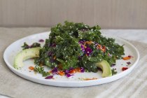 Kale salad with hemp — Stock Photo