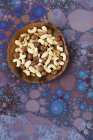 Mixture of nuts on plate — Stock Photo