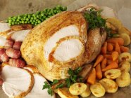 Close up of Roast turkey — Stock Photo