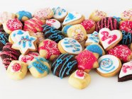 Biscotti colorati ghiacciati — Foto stock