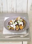 Grilled chicory with feta — Stock Photo