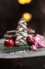 Biscuits en forme de Noël — Photo de stock