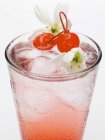 Tequila Alba con cubetti di ghiaccio — Foto stock