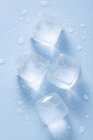 Four ice cubes — Stock Photo