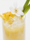 Pineapple drink with ice — Stock Photo