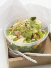 Avocado salad with sprouts — Stock Photo