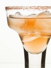 Cocktail in glass with sugared rim — Stock Photo