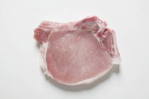 Costoletta di maiale cruda — Foto stock