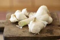 Fresh spring Garlic — Stock Photo