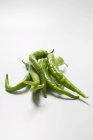 Fresh long green chillies — Stock Photo