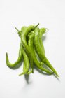 Fresh long green chillies — Stock Photo