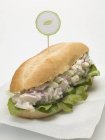Salad sub sandwich — Stock Photo
