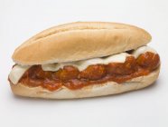Meatball sub sandwich — Stock Photo