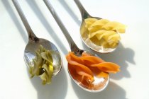 Colored fusilli pasta — Stock Photo