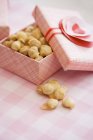 Toffee Covered Macadamia Nuts — Stock Photo