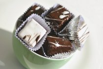 Lebkuchen mit Schokoladenüberzug — Stockfoto