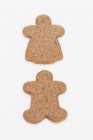 Two gingerbread men — Stock Photo