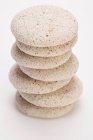 Bolachas de merengue de avelã — Fotografia de Stock